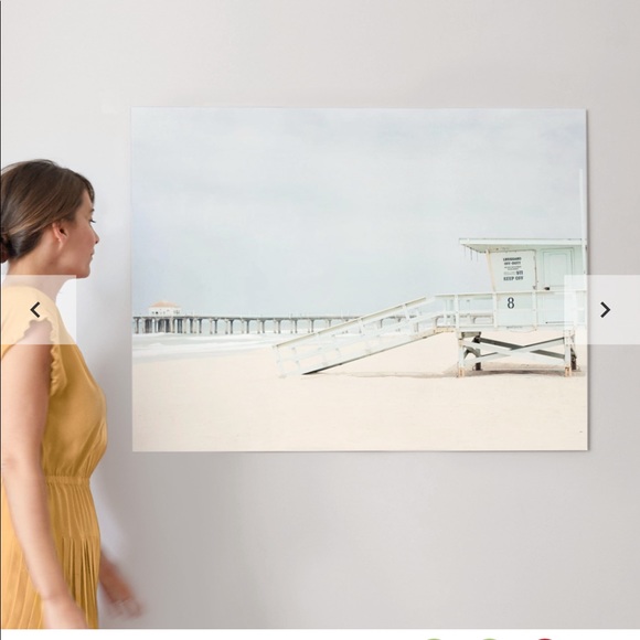 Manhattan Beach 2 Minted Art Print 30” x 40” - Picture 1 of 4